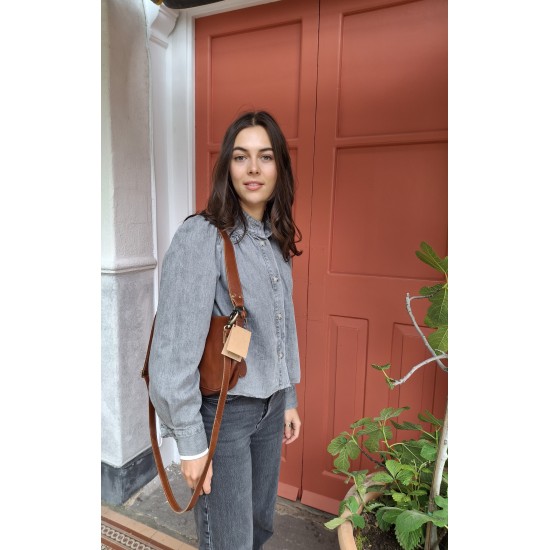 Baguette Tan Leather Large